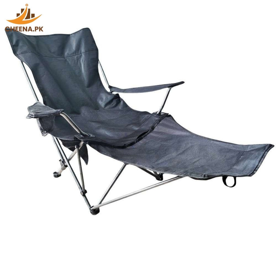 Portable Folding Outdoor Camping Beach Chair with Adjustable Angle for Easy Transport