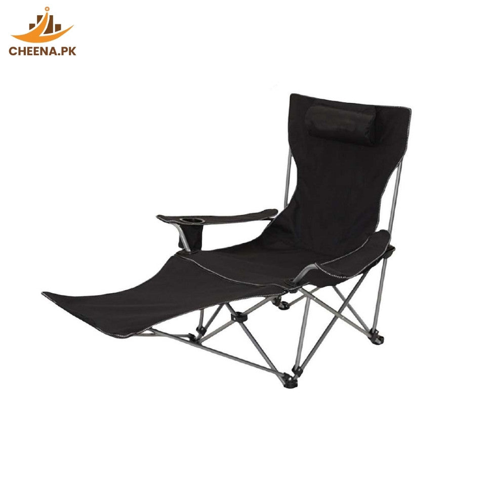 Portable Folding Outdoor Camping Beach Chair with Adjustable Angle for Easy Transport