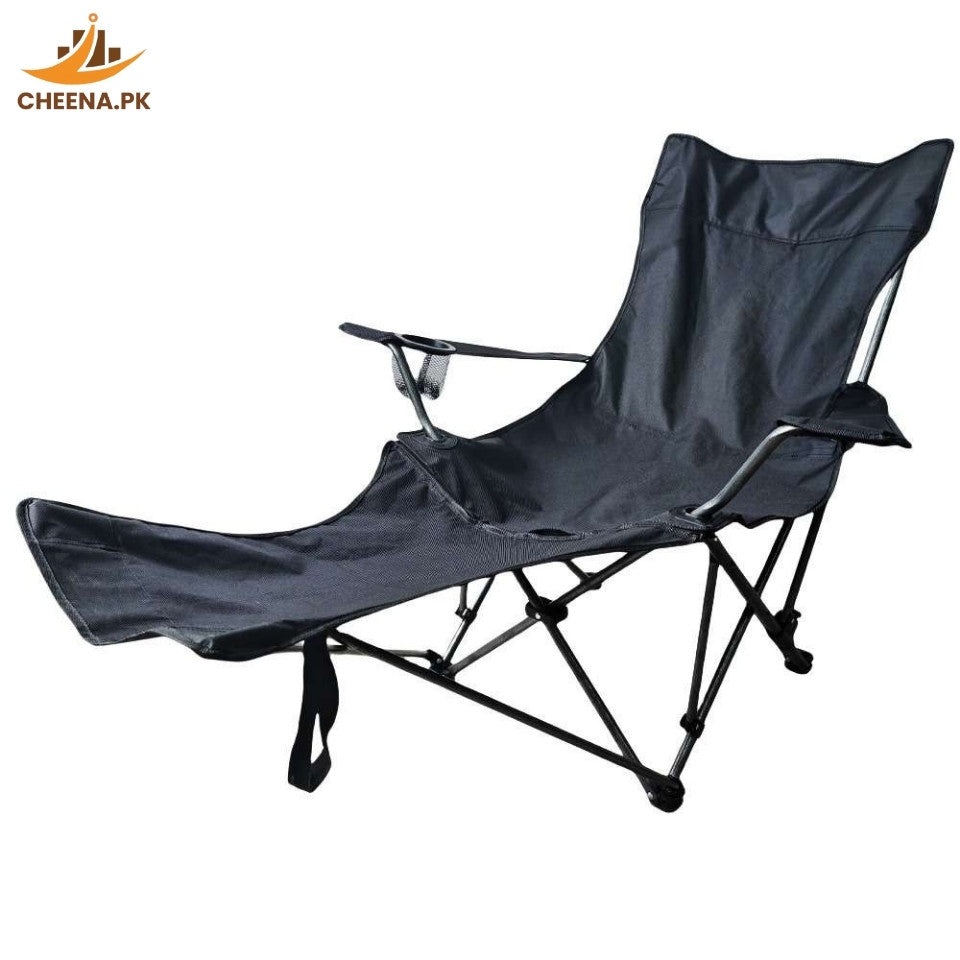 Portable Folding Outdoor Camping Beach Chair with Adjustable Angle for Easy Transport