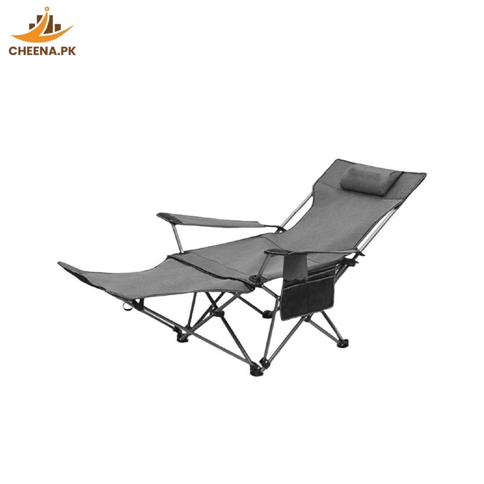 Portable Folding Outdoor Camping Beach Chair with Adjustable Angle for Easy Transport