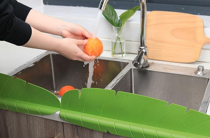 Silicone Sink Leaf Shape Water Splash Guard