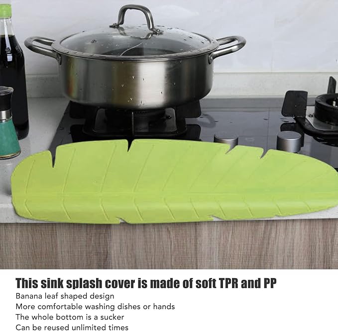 Silicone Sink Leaf Shape Water Splash Guard