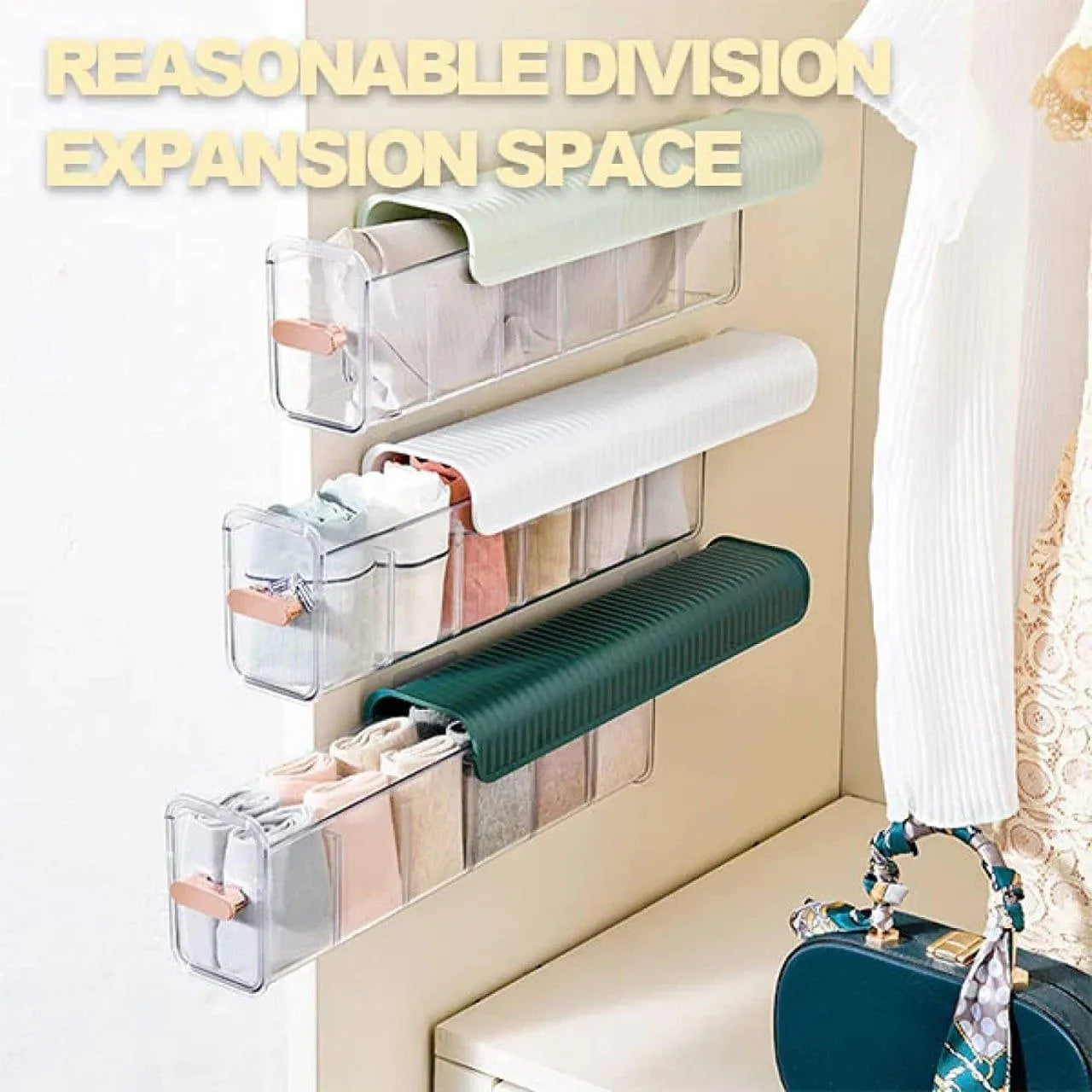 Wall Mounted Six Tier Storage Organizer