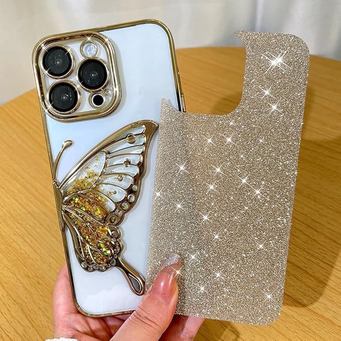 Iphone Flash Butterfly Glitter Mobile Cases