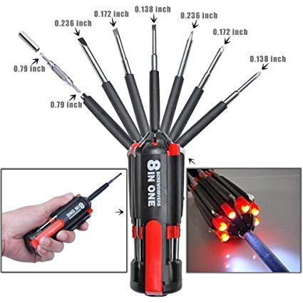 Multifunctional 8in1 Screw Driver