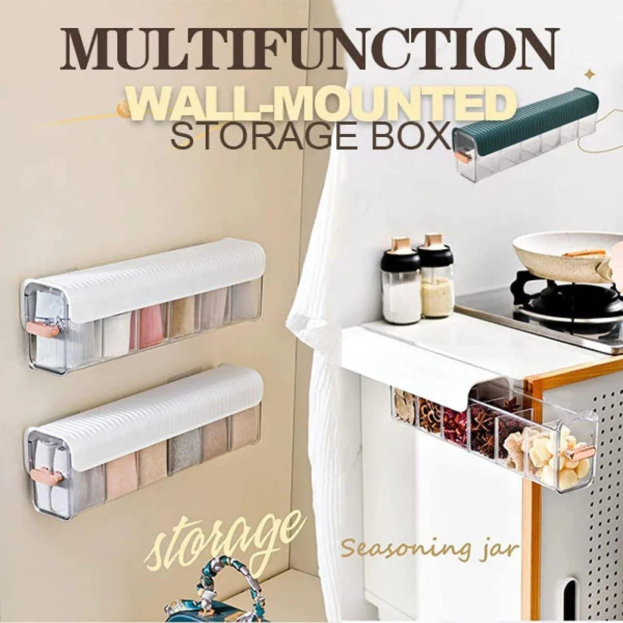 Wall Mounted Six Tier Storage Organizer