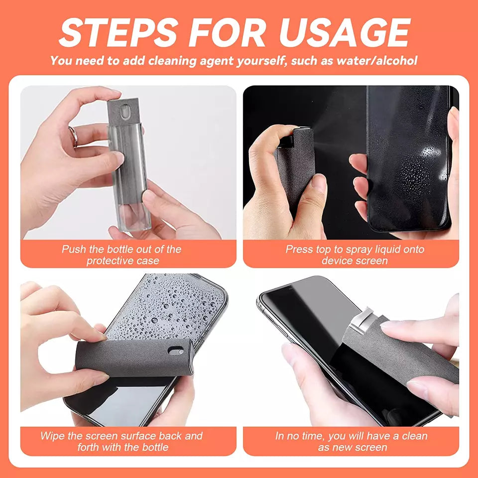 Multifunctional Moist Screen Cleaner  Mini Spray