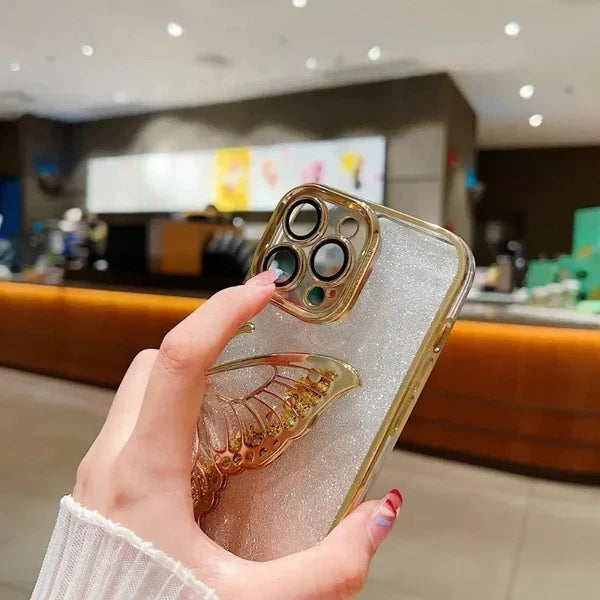 Iphone Flash Butterfly Glitter Mobile Cases