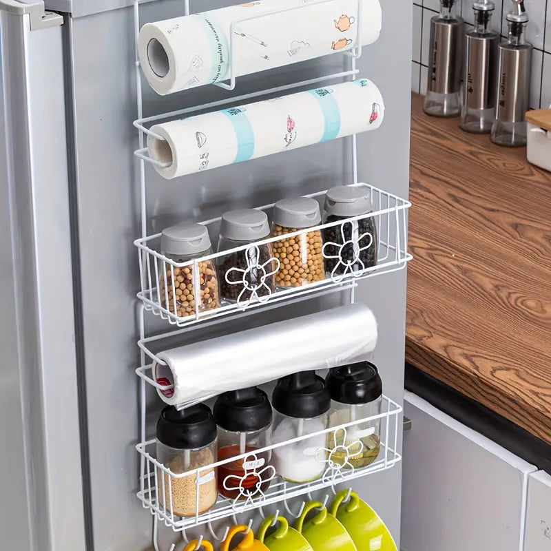 Multi-Layer Hanging Storage Refrigerator Side  Rack