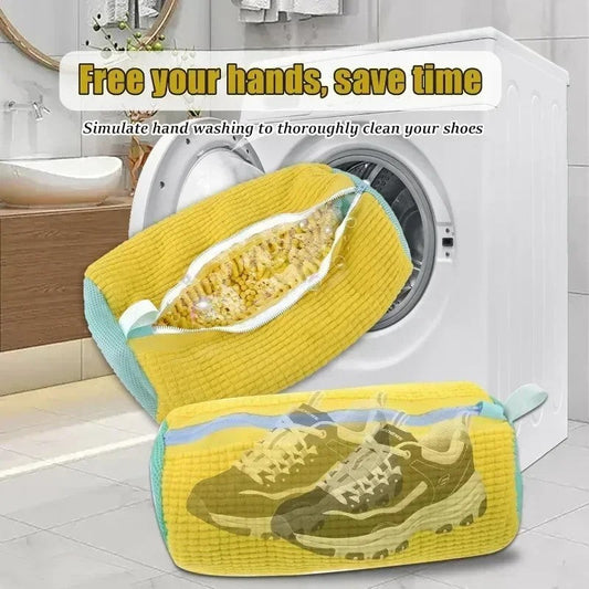 1/2PCS Wash Shoes Bag Padded Net Laundry Shoes Protector