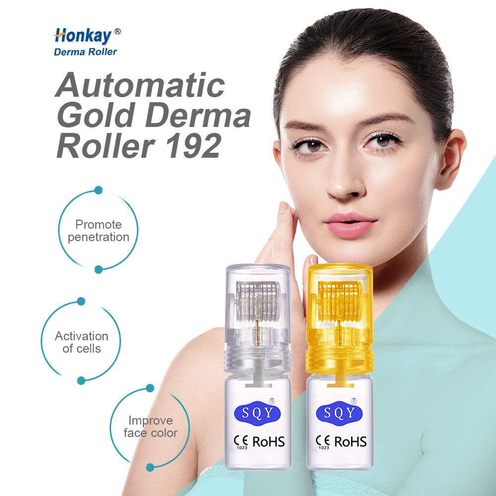 Advanced Micro-Needle Derma Roller with Integrated Bottle for Skin Rejuvenation