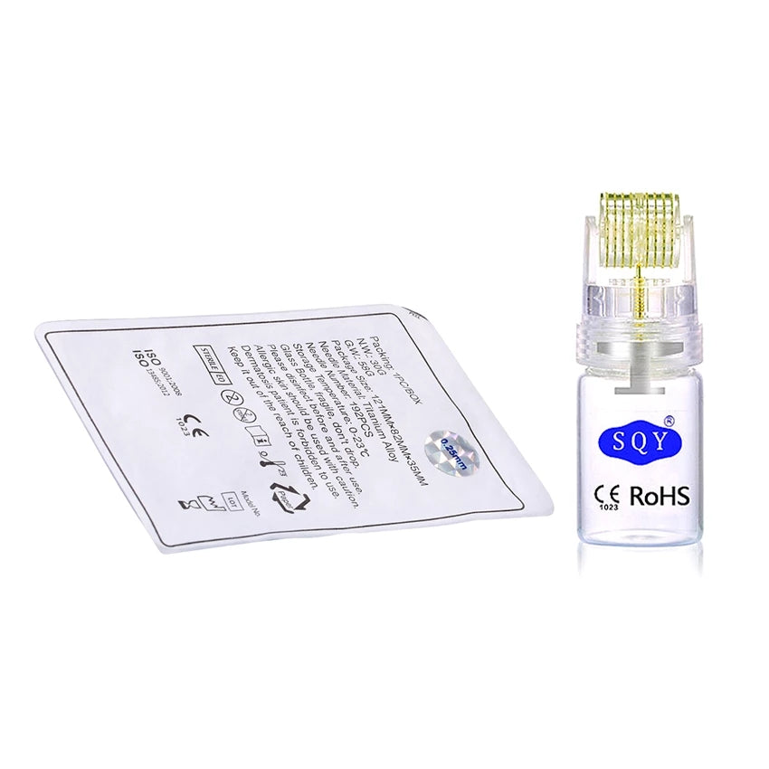 Advanced Micro-Needle Derma Roller with Integrated Bottle for Skin Rejuvenation