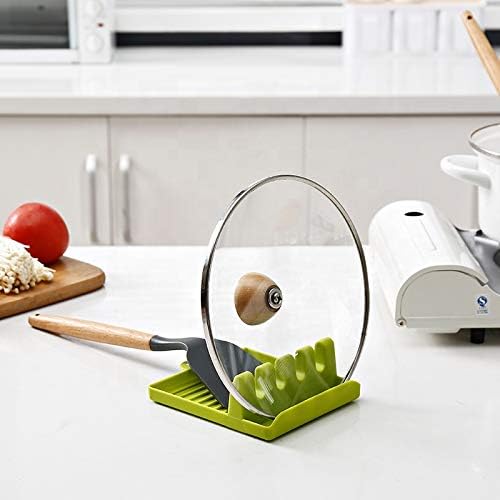 Non-Slip Spoon and Lid Rest Kitchen Utensils Organizer