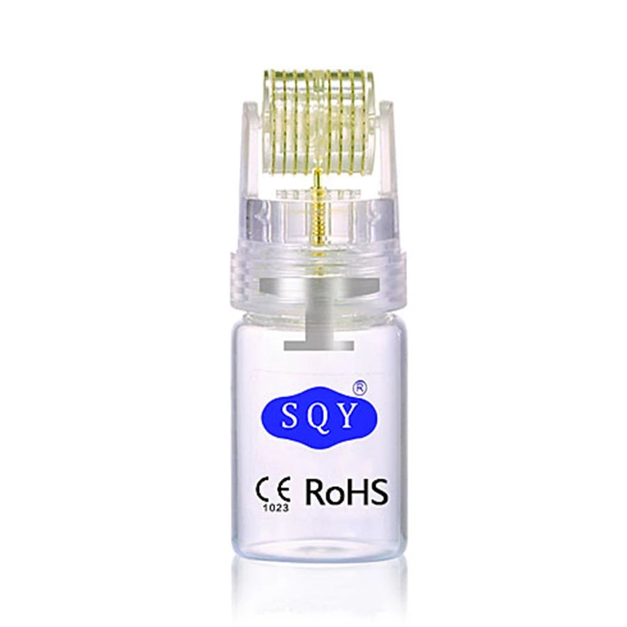 Advanced Micro-Needle Derma Roller with Integrated Bottle for Skin Rejuvenation