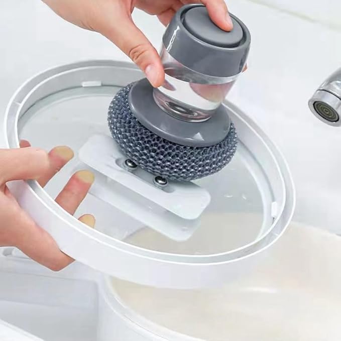 Kitchen Soap Dispencer Palm Brush