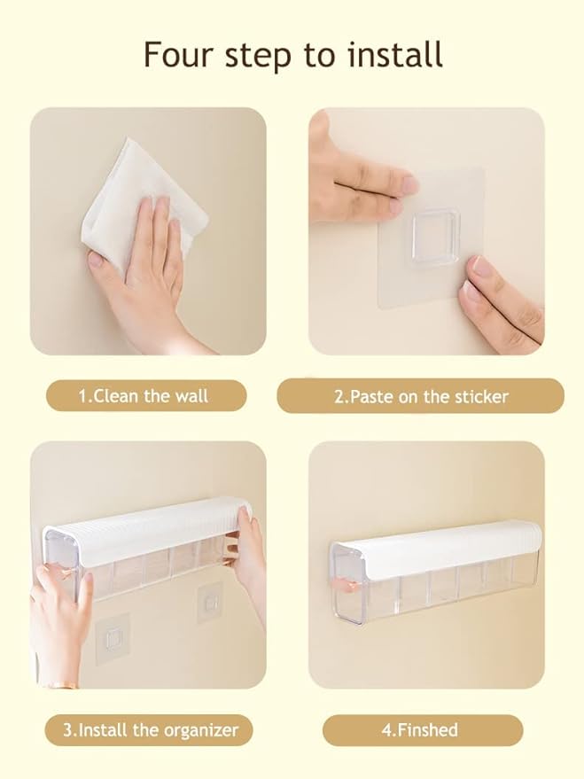 Wall Mounted Six Tier Storage Organizer