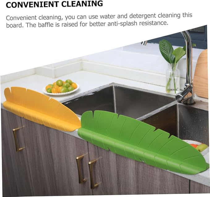 Silicone Sink Leaf Shape Water Splash Guard