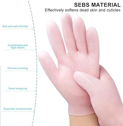 Silicone Moisturizing Soft Gel Gloves