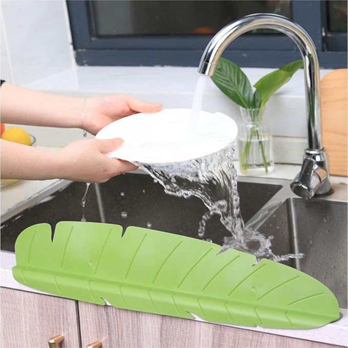 Silicone Sink Leaf Shape Water Splash Guard