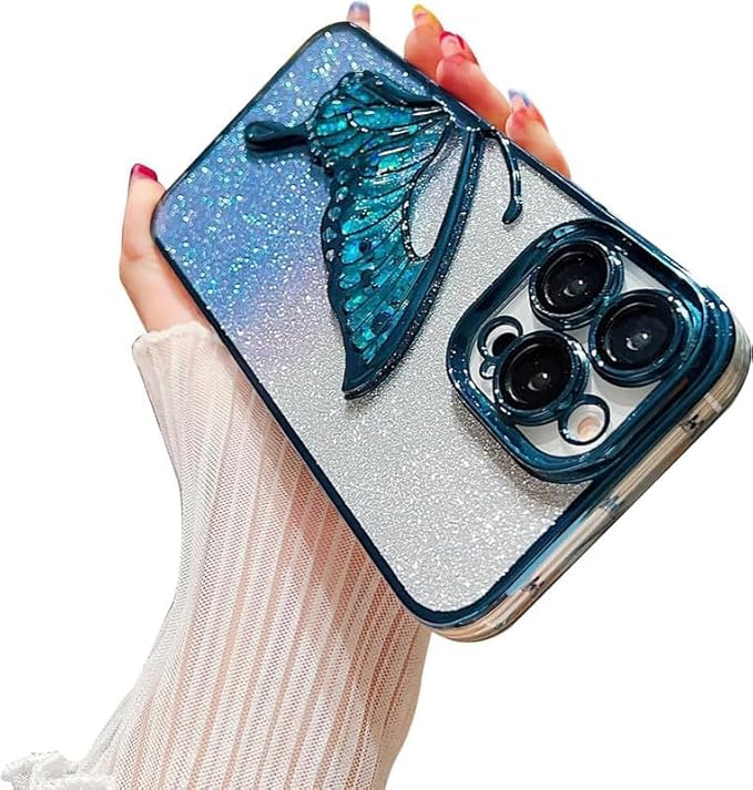 Iphone Flash Butterfly Glitter Mobile Cases