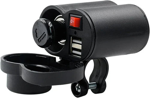 Motorcycle USB Charger Socket & Lighter