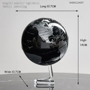 360 Degree Auto Rotatable Glossy Globe
