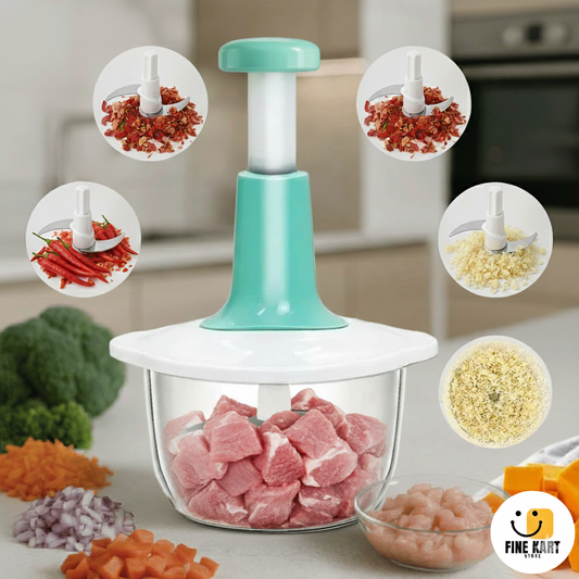 Manual Hand Push Multifunctional Chopper Mixer Cutter