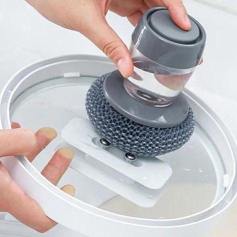 Kitchen Soap Dispencer Palm Brush