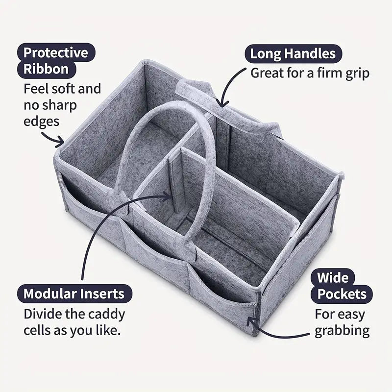 Foldable Baby Diaper Caddy Organizer