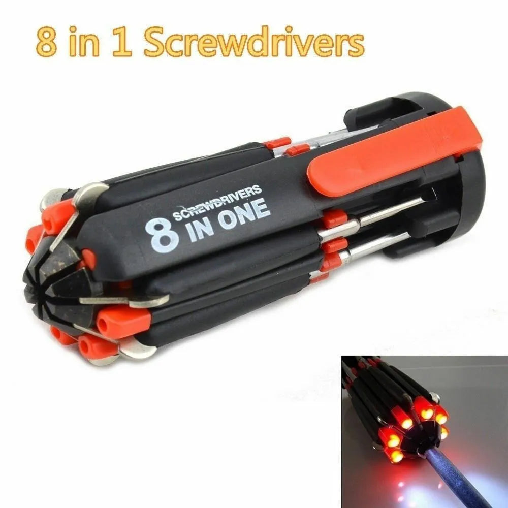 Multifunctional 8in1 Screw Driver