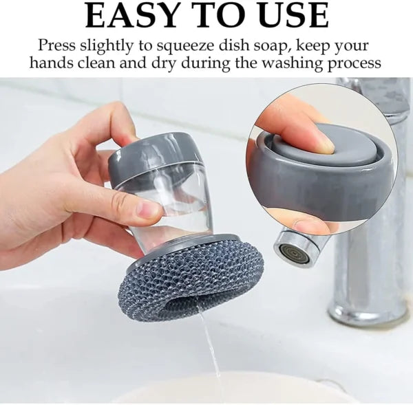 Kitchen Soap Dispencer Palm Brush